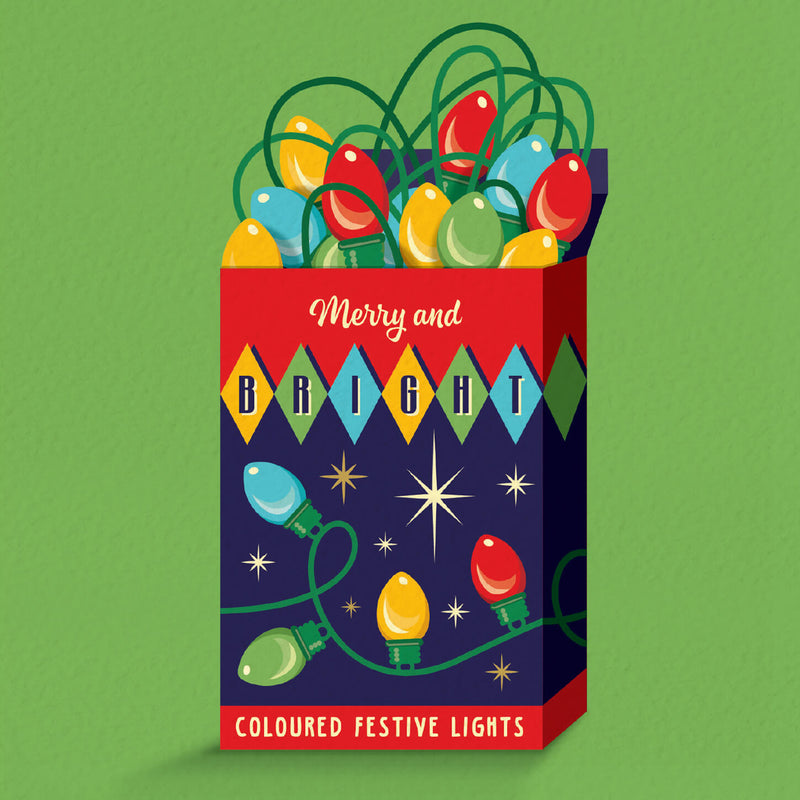 Fairy Lights Christmas Card