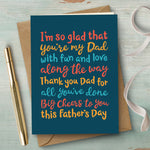Father's Day Card - Big Cheers For Dad