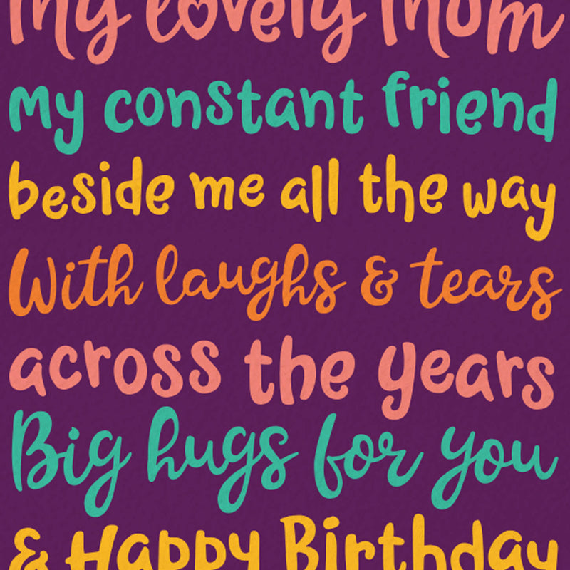 Mum Birthday Card - Big Hugs For Mum