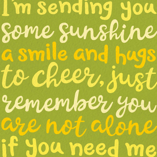 Thinking Of You Card - Sending A Smile