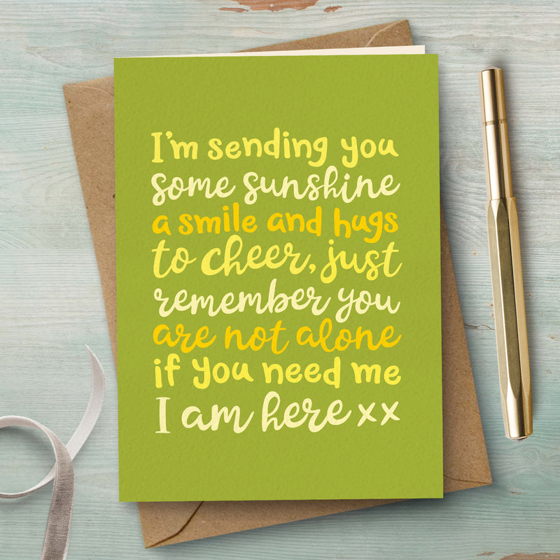 Thinking Of You Card - Sending A Smile
