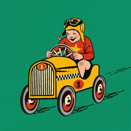 Motor Car Birthday Boy Card