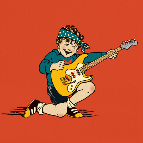 Rock Guitar Birthday Boy Card