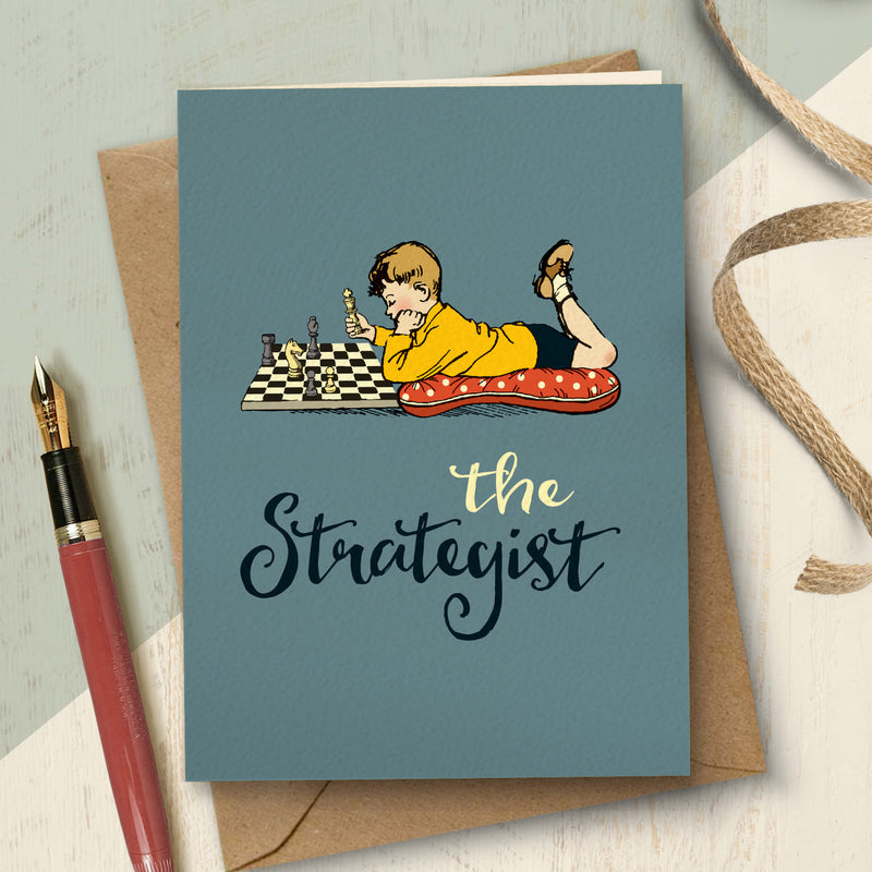 Chess Birthday Boy Card