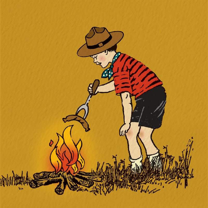 BBQ And Camping Birthday Boy Card