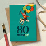 80th Milestone Birthday Boy Card