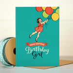 Happy birthday Birthday girl card