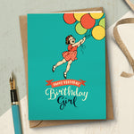 Happy birthday Birthday girl card