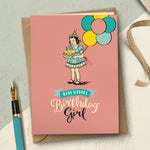 Best wishes Birthday girl card